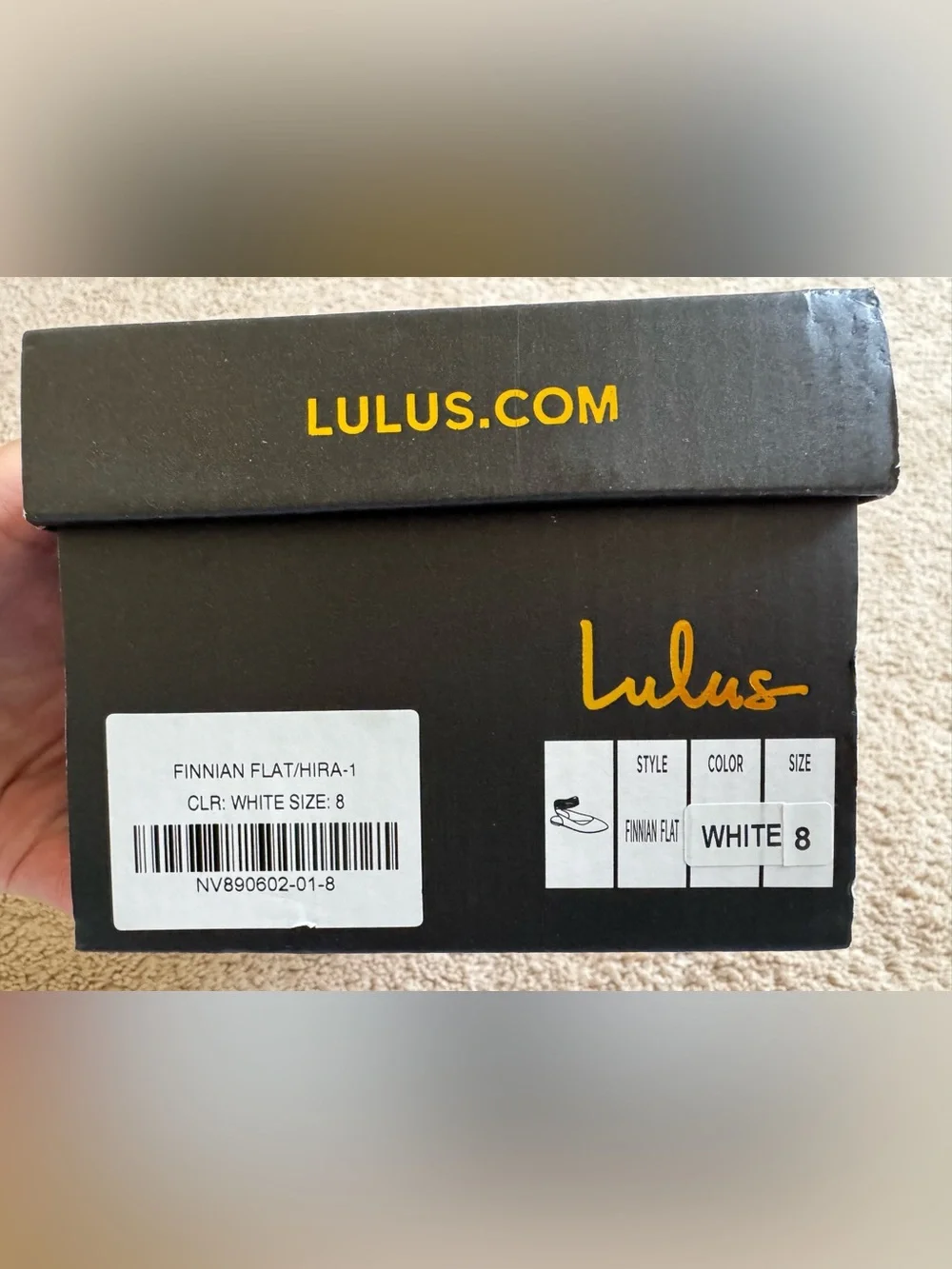 Lulu's Finnian White Satin Rhinestone Lace-Up Pointed Toe Flats